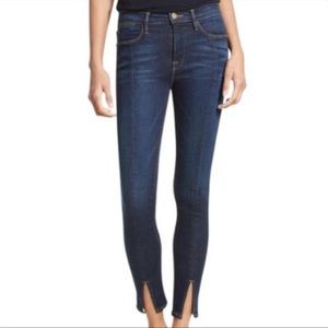 Frame Denim Le High Skinny Jeans Front Slit Wyman